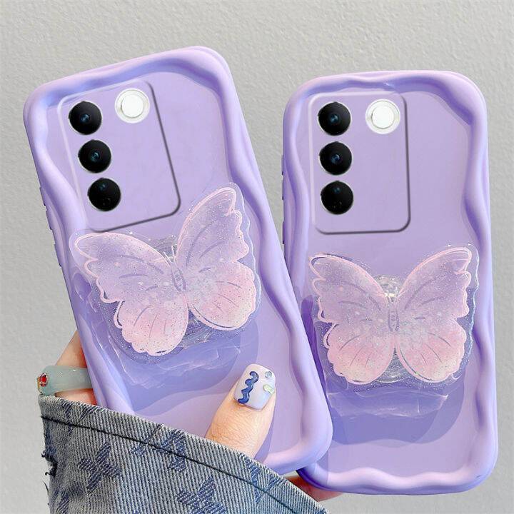 Baru Casing Hp VIVO V27e V27 V25 Pro V23 V23e IQOO Z7 Z7X X90 X80 T1 Pro 5G 4G Mewah Fashion