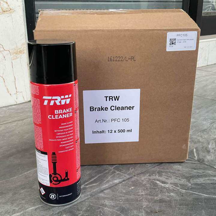 สเปร์ยล้างเบรค-trw-brake-cleaner-pfc105-1-กระป๋อง-สเปรย์ทำความสะอาดเบรค-pfc105-สำหรับจานเบรกรถทุกรุ่น-ขนาด-500-มล