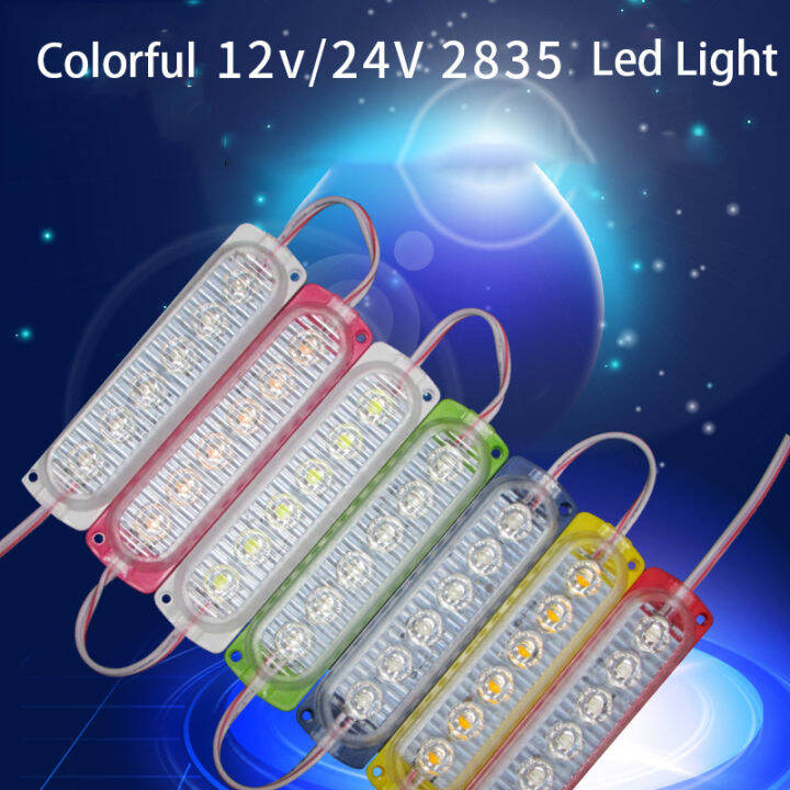 10 Pieces 24V LED Module Truck 6LED Super Bright Side Marker Indicator