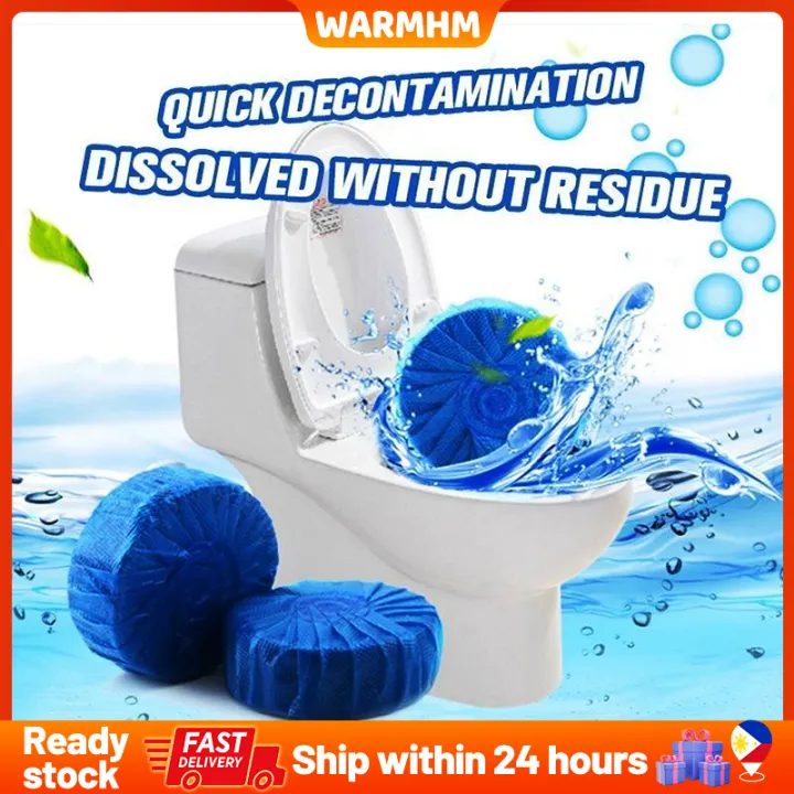 1 Pcs New Automatic Blue Bubble Toilet Cleaner Toilet Deodorant Block 