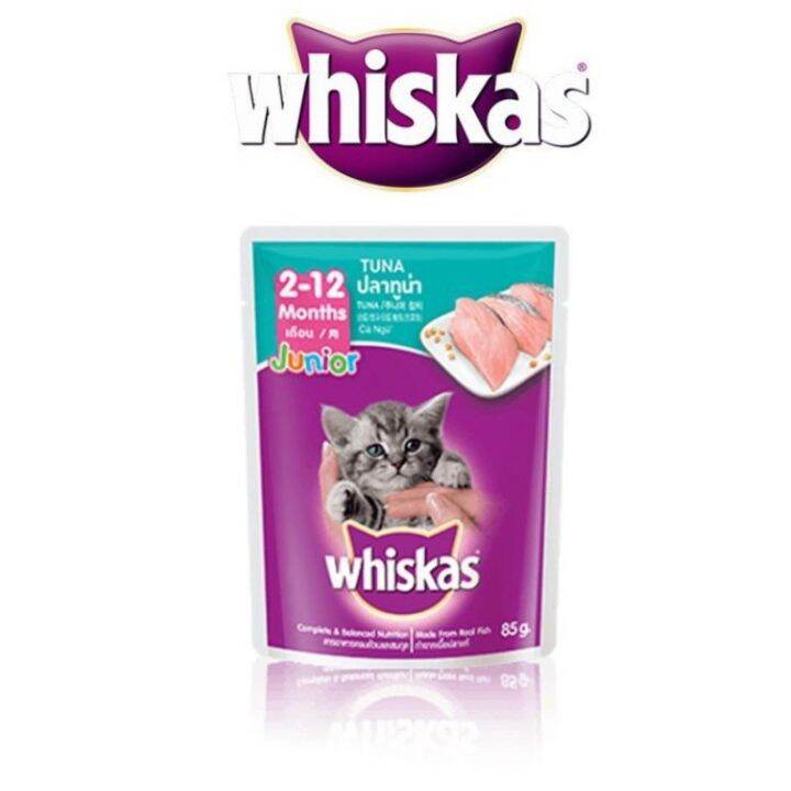 Whiskas pouch wet food 80g Lazada
