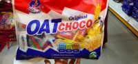 OAT CHOCO (วันผลิตใหม่) ขนมข้าวโอ้ต ธัญพืชอัดแท่ง 400g เก็บไว้ได้นานถึง2ปี