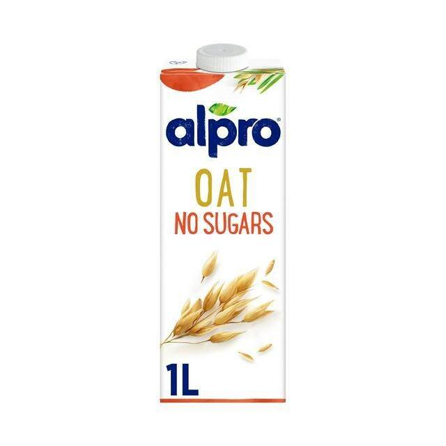 Alpro Plant Based Real Oat Milk No Added Sugar Unsweetened 1Liter