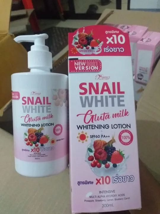 Soin éclaircissant Snail White Gluta - Anti-tâches Et Anti-rides, 500ml, Neuf