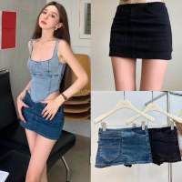 NEW• POCKET MINI SKIRT??(SM 480฿ฟรีส่ง) กระโปรงสั้น เอวต่ำ สไตล์ y2k เก๋มากก แซ่บมากก เทรนด์นี้กำลังมาแรงสุดๆค่ะ เป็นยีนส์ยืด มีซับกางเกงในตัว