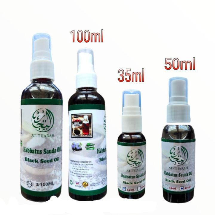 Minyak Habbatus Sauda Black Seed Oil Spray Lazada