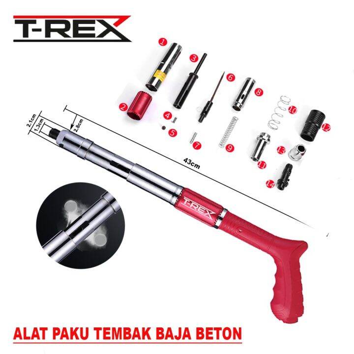 TREX shot nail gun TREX 915 Tembak Paku Beton Fastening Gun Ramset Gun
