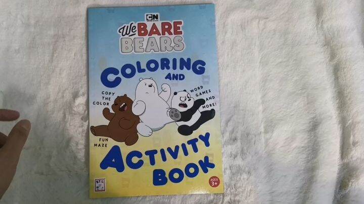 We Bare Bears - Coloring and Activity Book Ages 3+ | Lazada PH