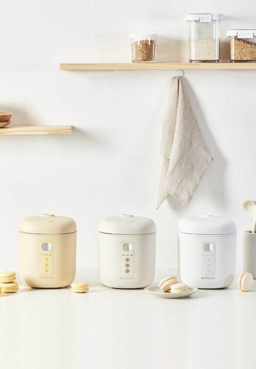 new-version-jr-rc031-series-jenniferoom-macaron-rice-cooker-v2-1-2l-korea-import-white-butter-oatmeal