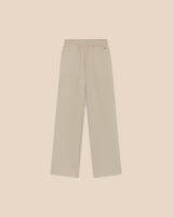 P.MITH Essentials - Beige Cotton Wide-Leg Sweatpants