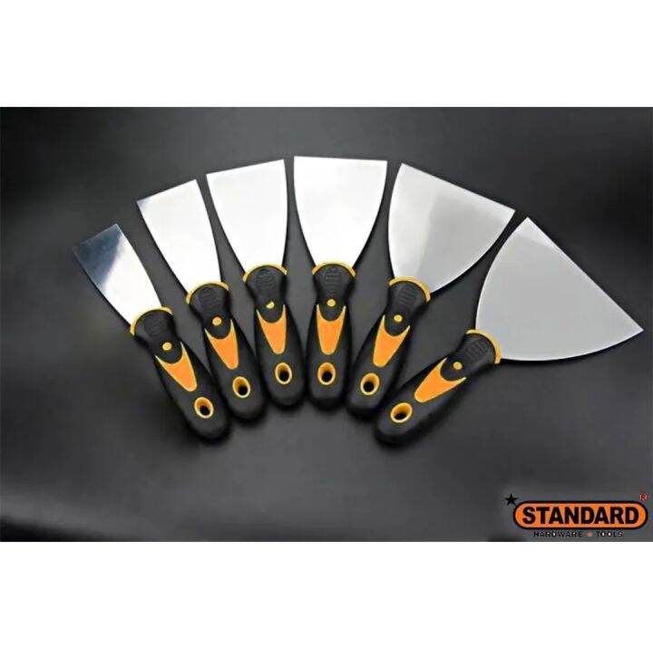 Original PUTTY KNIFES Stainless Steel Chisel Scraper Plastering Trowel
