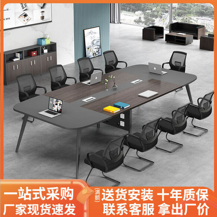Office Desk Long Table Minimalist Modern 10 Large Conference Table and
