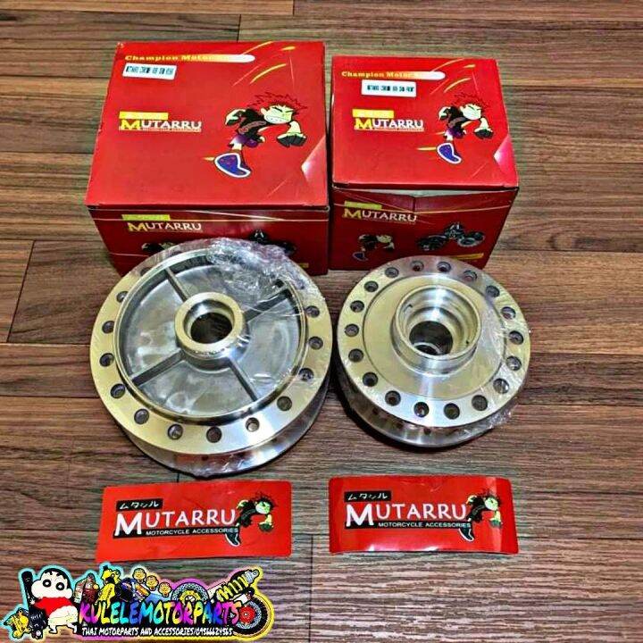 Mutarru Chrome Hub Set For Xrm125 Wave125 Rs125 Lazada Ph