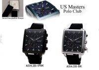 US Master Polo Club นาฬิกาผู้ชาย  สายเรซิ่น  รุ่น 
*AS14.251-IPBK  กรอบดำ
*AS14.251-BK    กรอบเงิน  (ส่งฟรี)