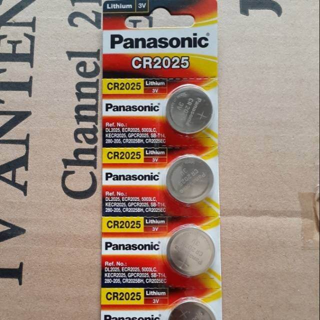 Baterai Lithium Panasonic CR 2025 3V Lazada Indonesia