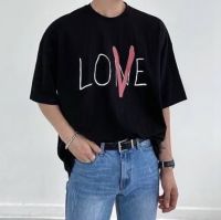 เสื้อผู้ชาย Love Oversize สไตล์เกาหลี ราคาส่งถูกมาก มีปลายทาง สินค้าพร้อมส่ง