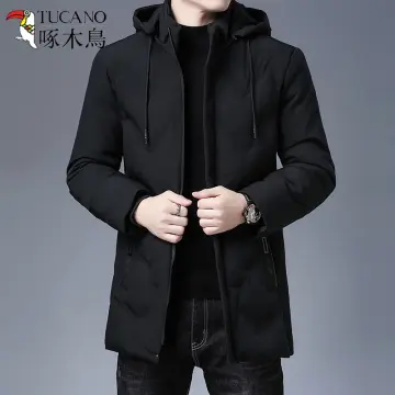 Mens casual hot sale down jacket