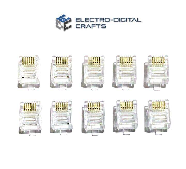 (10 pcs) RJ12 RJ-12 6P6C Connector | Lazada PH