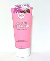 WHITE CUSHION FACIAL CLEANSER คูชั่นล้างหน้าสูตรกระจ่างใสไร้รอยดำ  ขนาด 120 ml