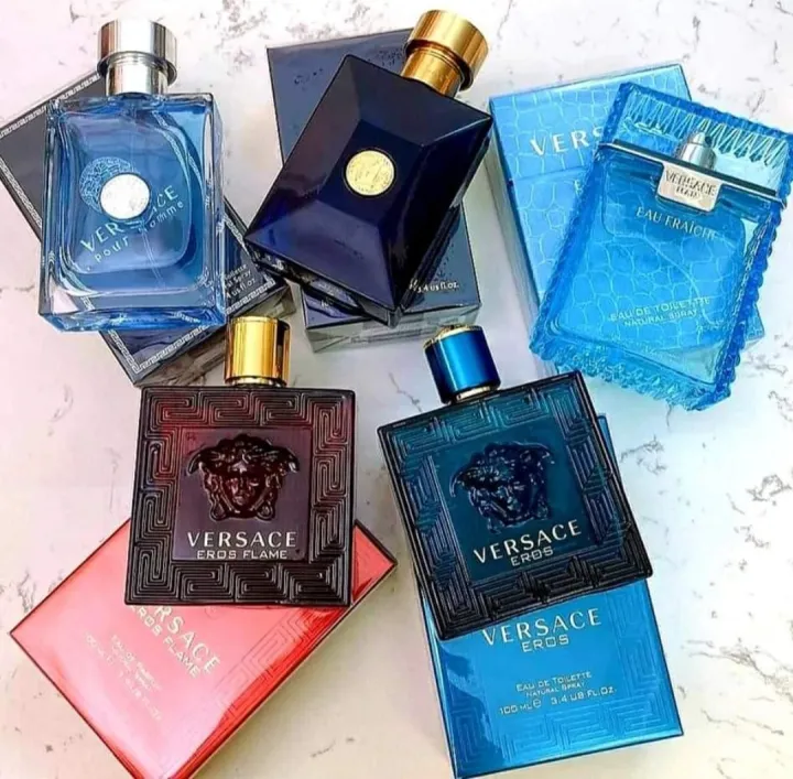Versace for Men Eros Pour Homme Eros Flame Dylan blue Eau Fraiche LEGIT