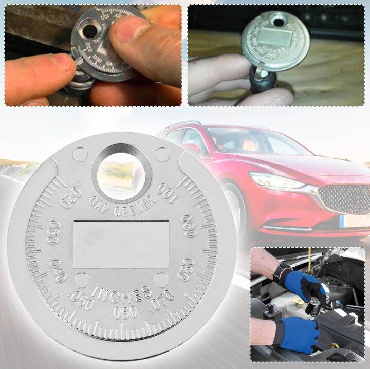 0.62.4mm Range CoinType Spark Plug Gage Gap Tool Feeler Spark Plug