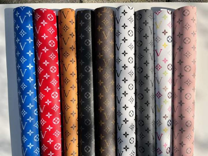 lv fabric leather