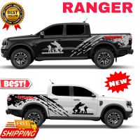 มาใหม่ สติกเกอร์ range สีแดงสะท้อนแสง 3m สติ๊กเกอร์นักรบ สติ๊กเกอร์ ford ranger