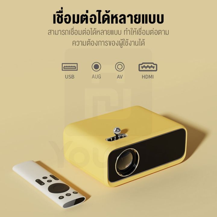 wanbo-mini-projector-โปรเจคเตอร์-เครื่องฉายโปรเจคเตอร์-มินิโปรเจคเตอร์-ความคมชัด1080p