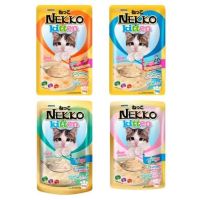 Nekko อาหารเปียกลูกแมวขนาด 70g. 12ซอง