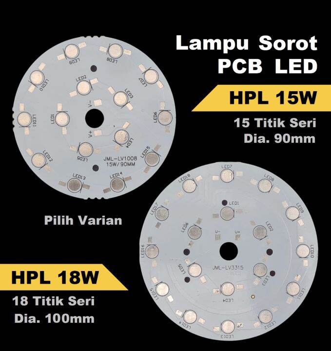 PCB lampu sorot Led Aluminium | Lazada Indonesia