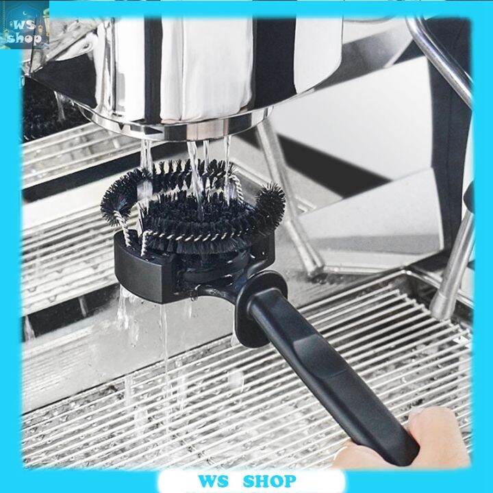 Espresso Coffee Machine Cleaning Brush Grouphead Brush Detachable Nylon Bristles Espresso
