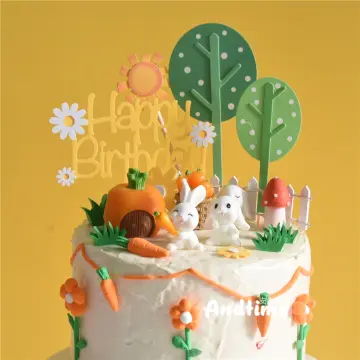 Easter Bunny Cake - easy sheet cake design | Hungry Happenings