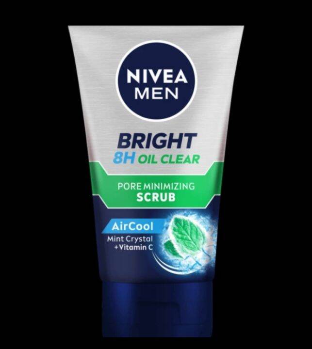 Nivea Men Bright Oil Scrub 100 mL.Sabun Wajah Pria Lazada Indonesia