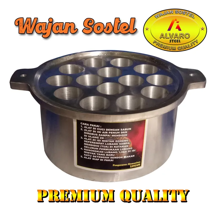 Wajan Sostel Alat Pembuat Sosis Telur Full Aluminium Premium Lazada