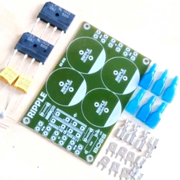 pcb PSU 4 elco capasitor plus componen lengkap. | Lazada Indonesia