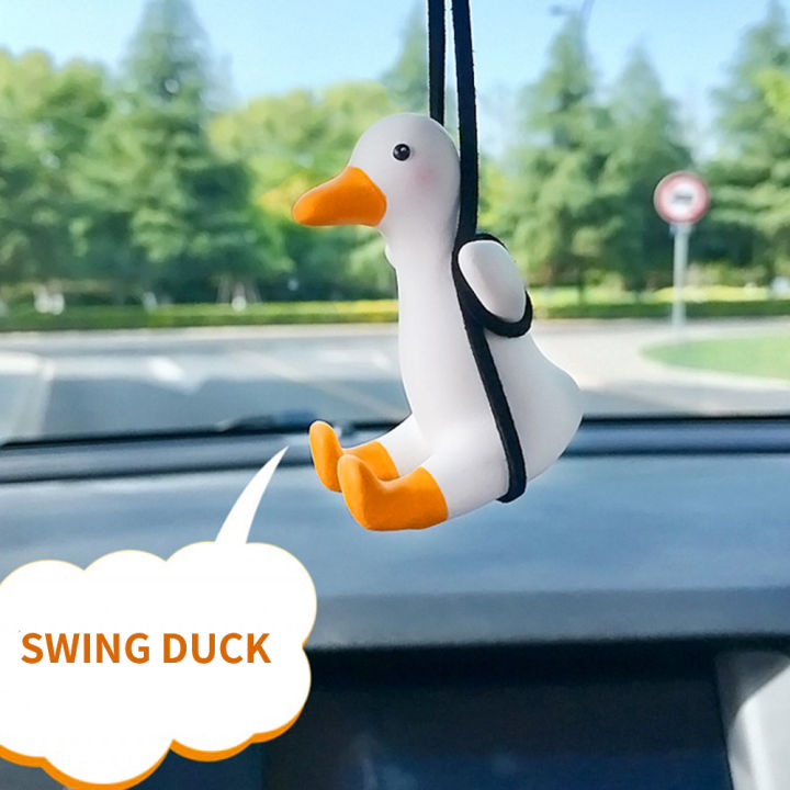 Goose Car Accessories, Cute Dukling, Goose Car Rear View Mirror