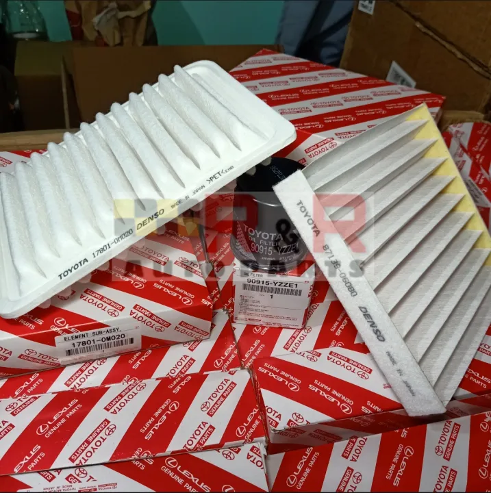 3in1 AIRCON FILTER / AIR FILTER / OIL FILTER BUNDLE FOR VIOS GEN 2