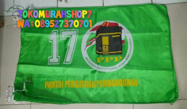 Bendera Partai Ppp Terbaru Ukuran 60 X 90 Minimal 100 Pcs Lazada