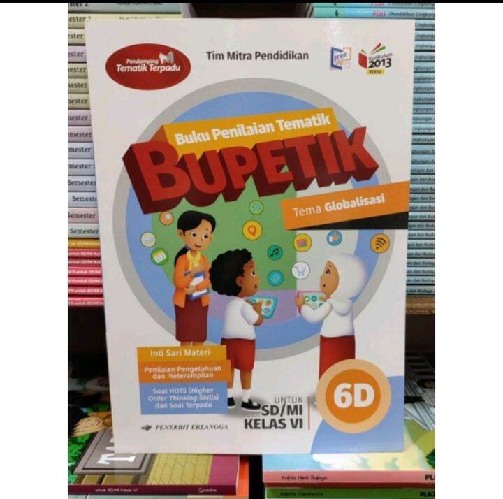 Buku Bupetik Jilid 6D Untuk SD/MI Kelas VI Erlangga | Lazada Indonesia