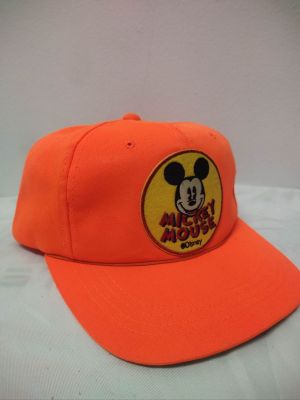 หมวก หมวกคัสต้อมอาร์ม หมวกมือสอง หมวกส้ม