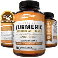 Turmeric Curcumin with Ginger &amp; BioPerine Black Pepper Supplement