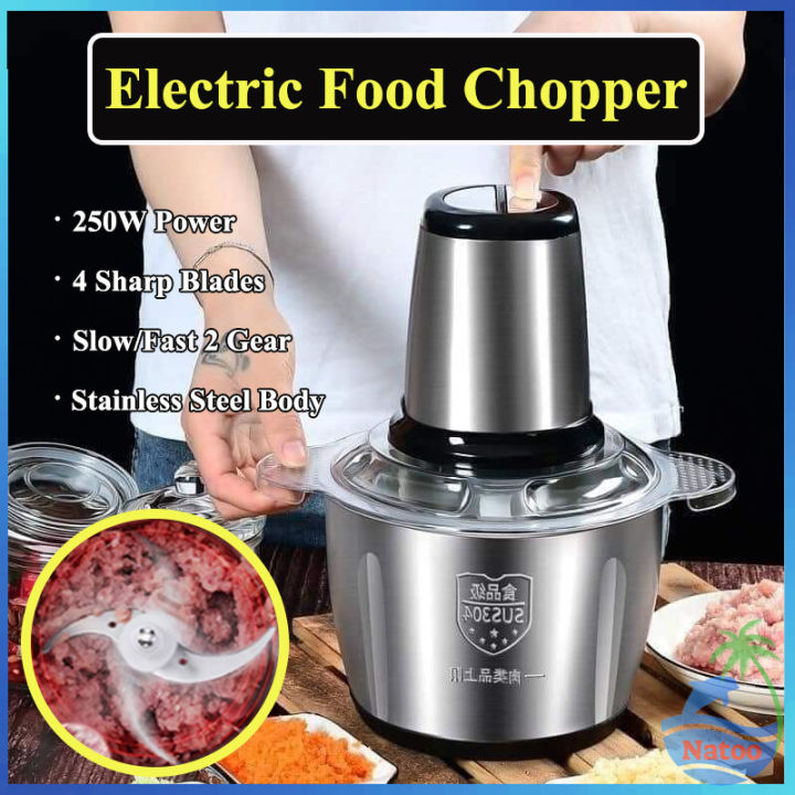 Electric Food Processor Vegetable Chopper Meat Grinder PH