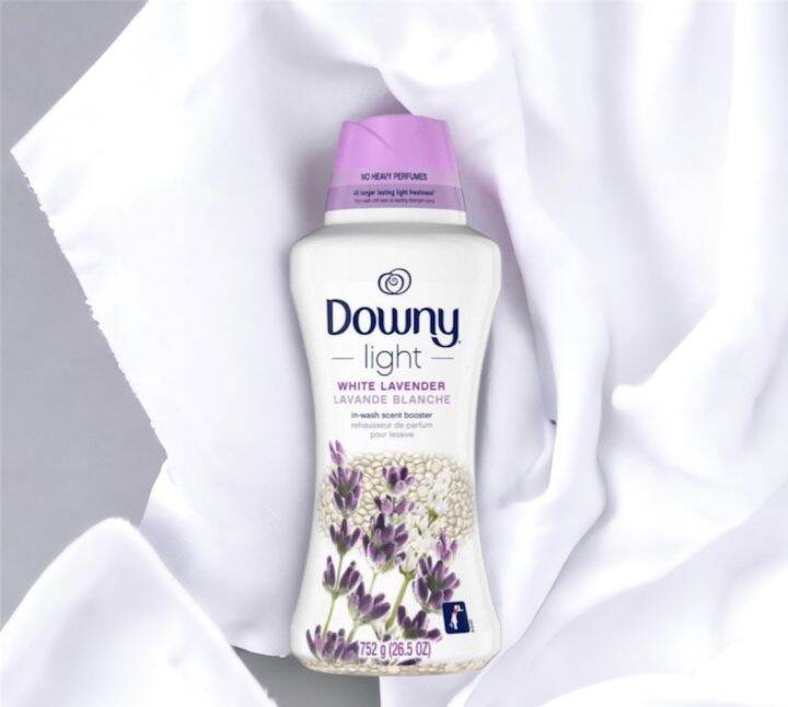 Downy Light Laundry Scent Booster Beads for Washer, White Lavender