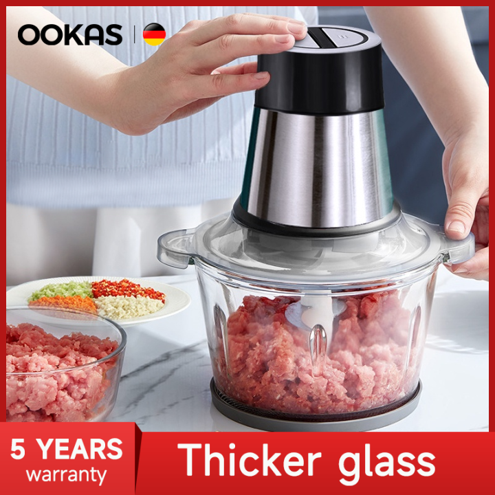 OOKAS Meat Grinder Electric Food Processor Large Capacity