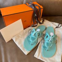 New! Hermes Egerie Sandal Vert Embrun Size39