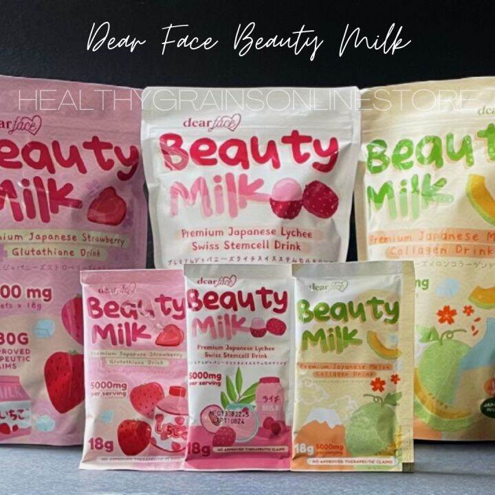 Beauty Milk Collagen Drink by Dear Face (Keto and FDA Approved) Lazada PH