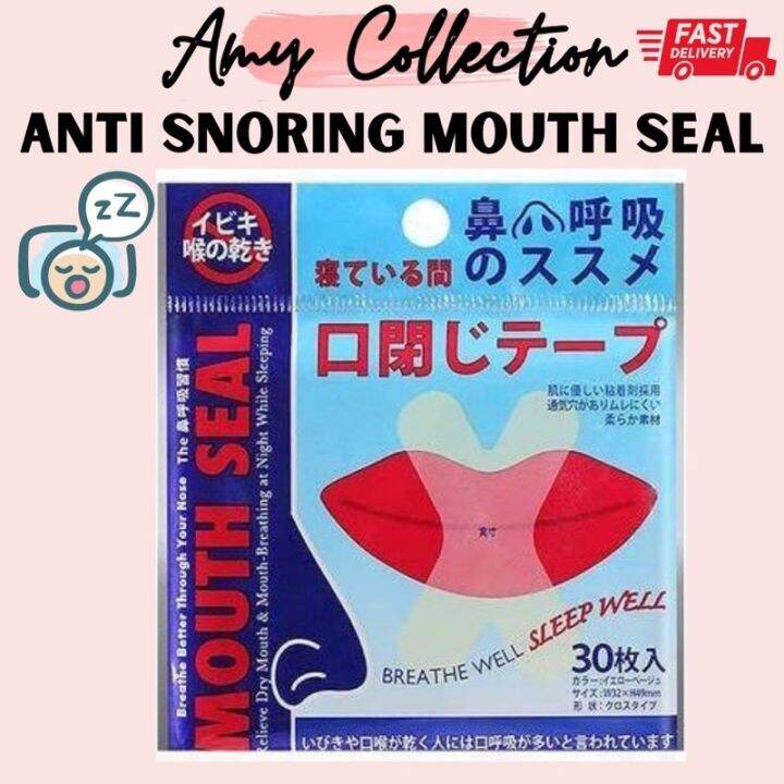 [ready Stock]anti Open Mouth Breathing Patch Mouth Seal Dream Talking