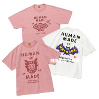 Human Made Uzi VERT เสื้อยืดคู่รักแขนสั้นชายหญิงลายการ์ตูนค้างคาวอัญมณีสไตล์ญี่ปุ่น2