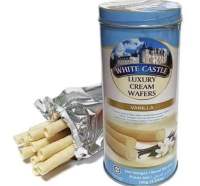 รสวานิลา WHITE CASTLE LUXURY CREAM WAFERS 100 กรัม เวเฟอร์พระราชวัง