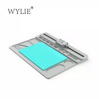 WYLIE กล้องจุลทรรศน์ Movable ซ่อม Pad ฉนวนกันความร้อนทนความร้อนซิลิโคนแผ่นบัดกรีทำงาน Pad แพลตฟอร์มสำหรับ BGA Soldering Station